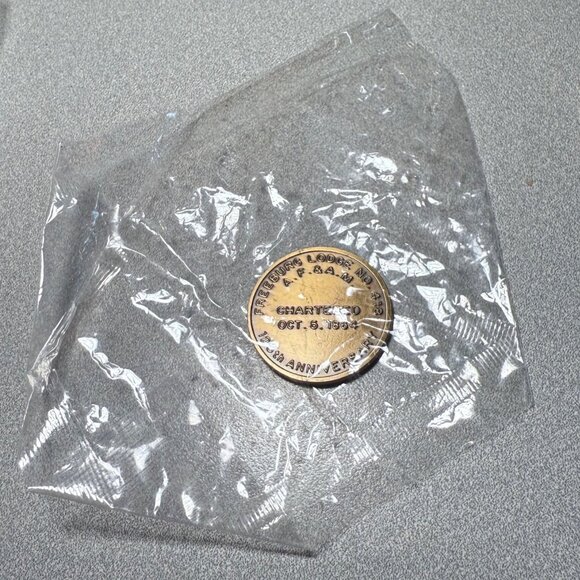 Freeburg Masonic Lodge No. 418 A.F. & A.M. 125th Anniversary Commemorative Coin - Picture 3 of 3